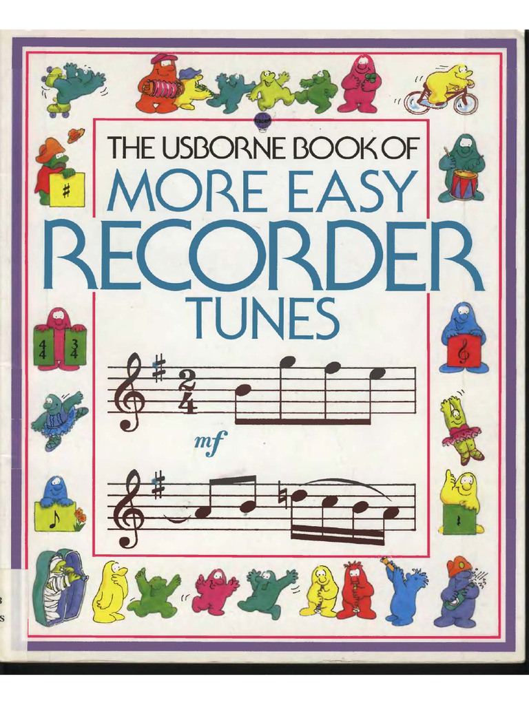 The usborne book of more easy recorder tunes by anya suschitzky pdf