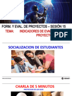 Form. y Evaluación de Proyectos - S15