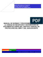 Manual de Normas URDD Circuitos de Proteccion Al Niño, Niña y Adolescente (2005)