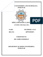 Mine Survey Lab 9