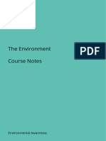 The Environment course notes (1)