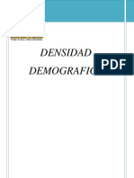 Densidad demográfica en Cochabamba con ArcGIS