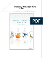 Organic Chemistry 4Th Edition David Klein Download PDF Chapter