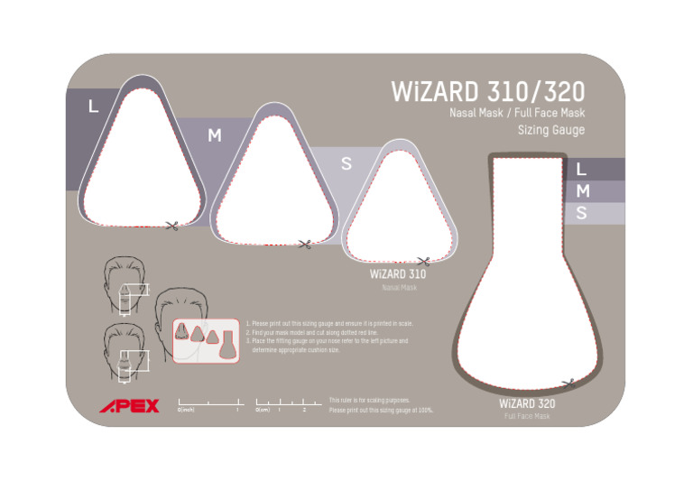 Mask Sizing Gauge Instructions | PDF