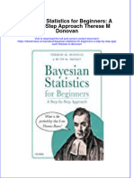 Bayesian Statistics For Beginners A Step By Step Approach Therese M Donovan full chapter