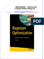 Bayesian Optimization Theory And Practice Using Python Peng Liu full chapter