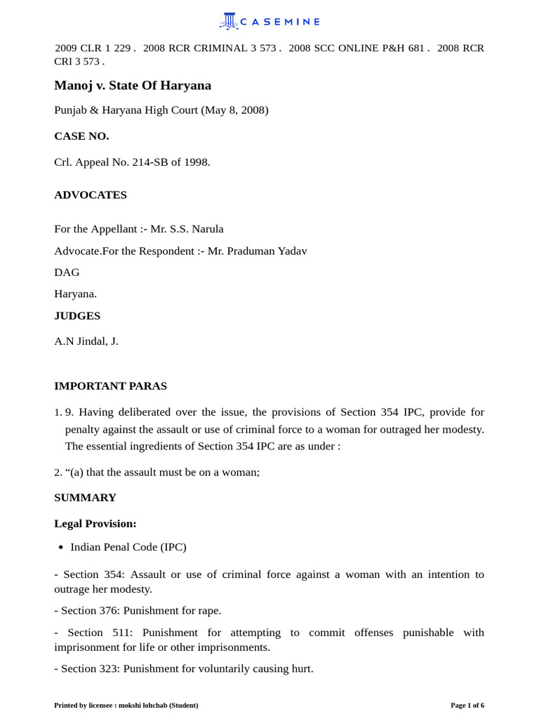 casemine-manoj-v-state-of-haryana-pdf-assault-sentence-law