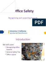 Office Safety: Recognizing and Correcting Hazards