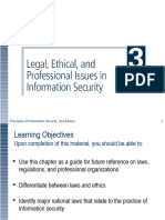 Ch03-Legal - Ethica and Professional Issues in IS