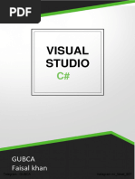 Visual Studio: Gubca Faisal Khan