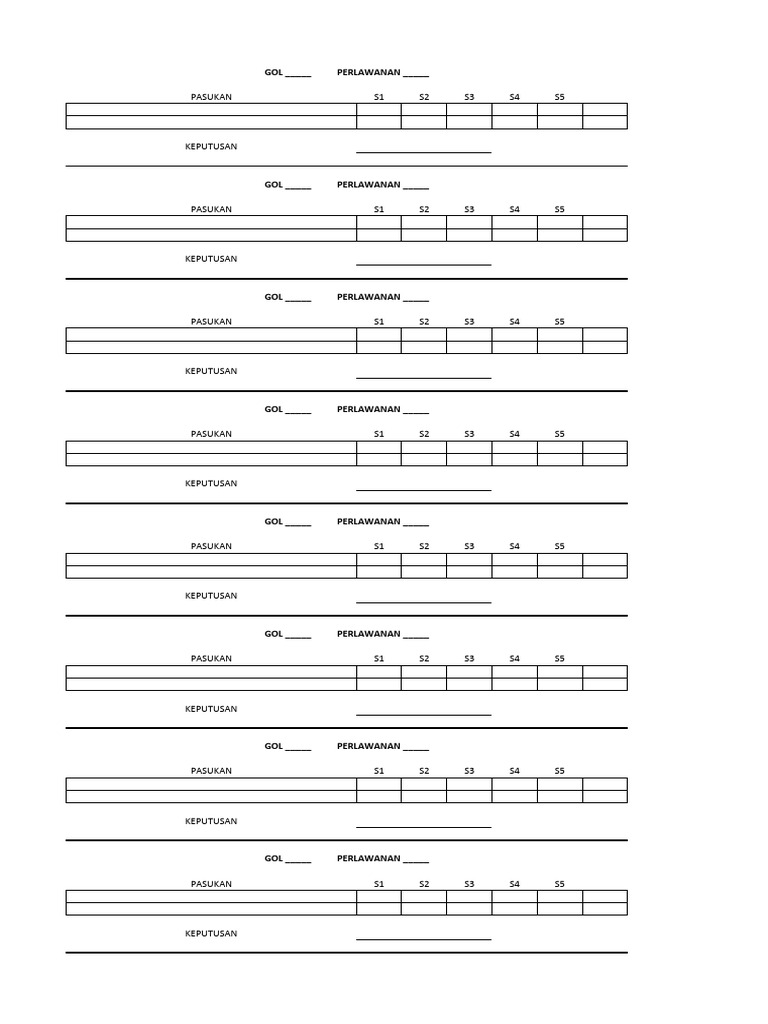 Score Sheet PDF