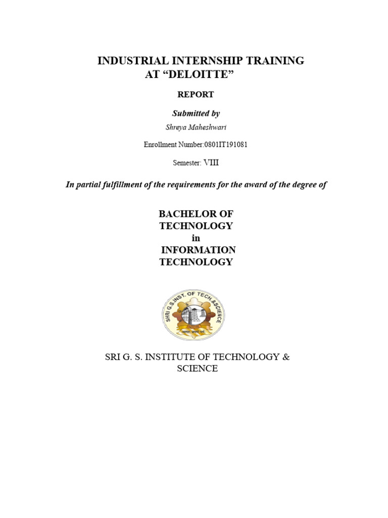 Internship Report | PDF | Databases | Sql