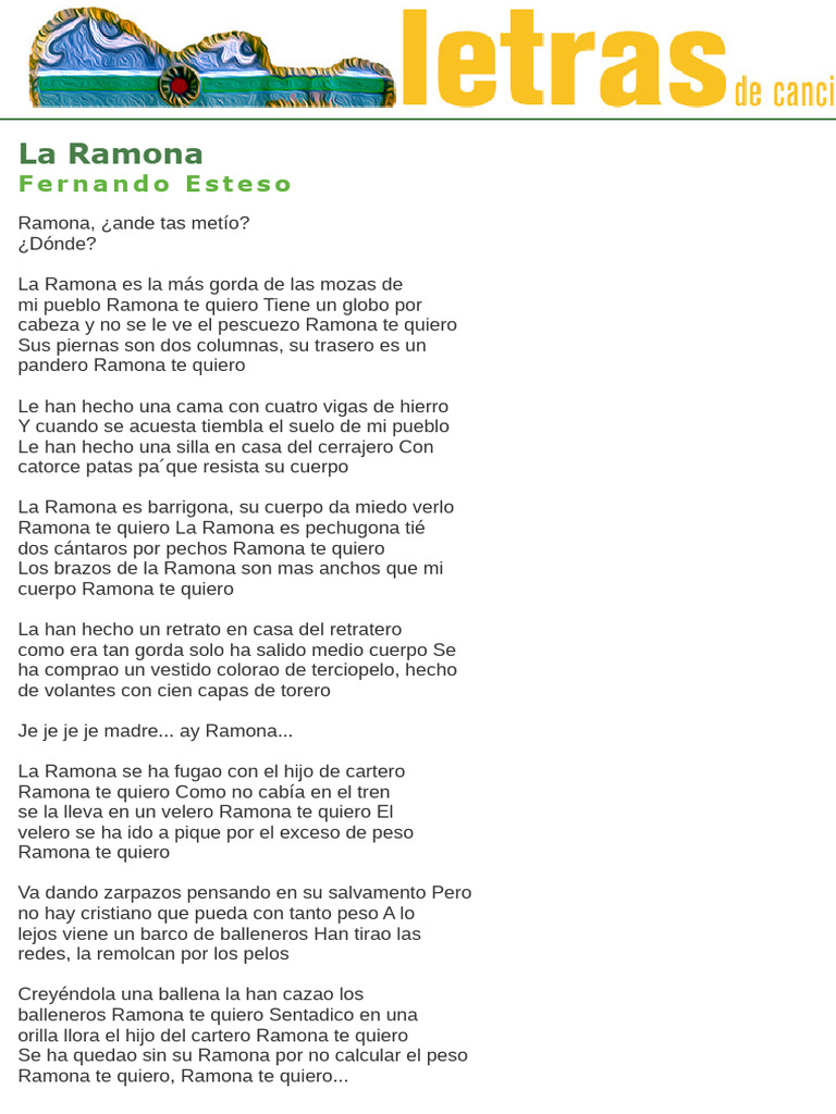 La letra de 