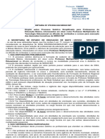 Edital - PSS - SEUDCMT - Diario - Oficial - 202405-04 - Completo Seletivo Professor Formador