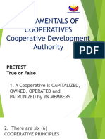 Fundamentals of Cooperatives