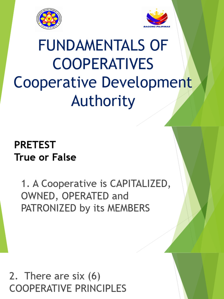 Fundamentals Of Cooperatives Pdf Goal Strategic Planning