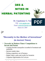 Herbal Patenting