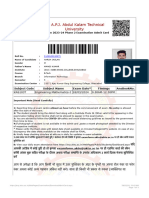 AKTU Admit Card