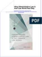 Understanding Administrative Law in The Common Law World Paul Daly Ebook Full Chapter