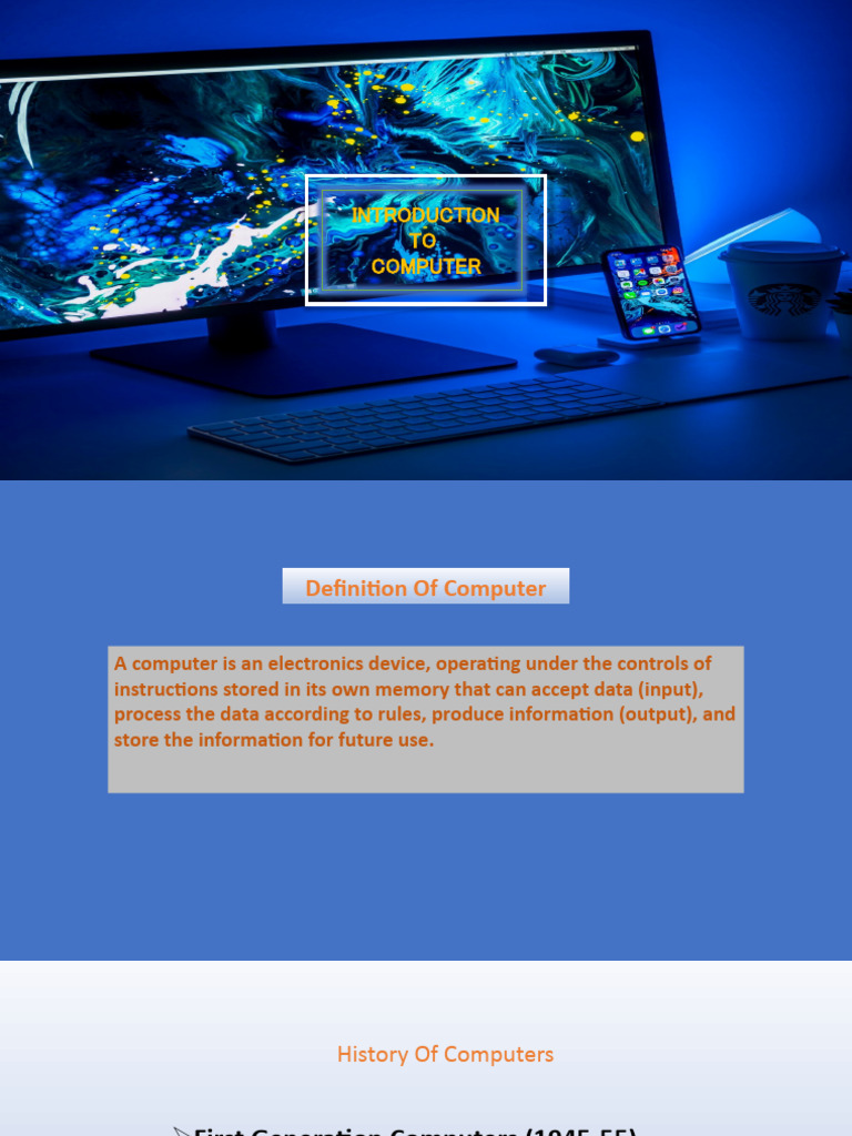 Overview of Computer Generations and Components | PDF | Integrated ...