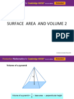 Surface Area and Volume 2: © Oxford University Press 2016
