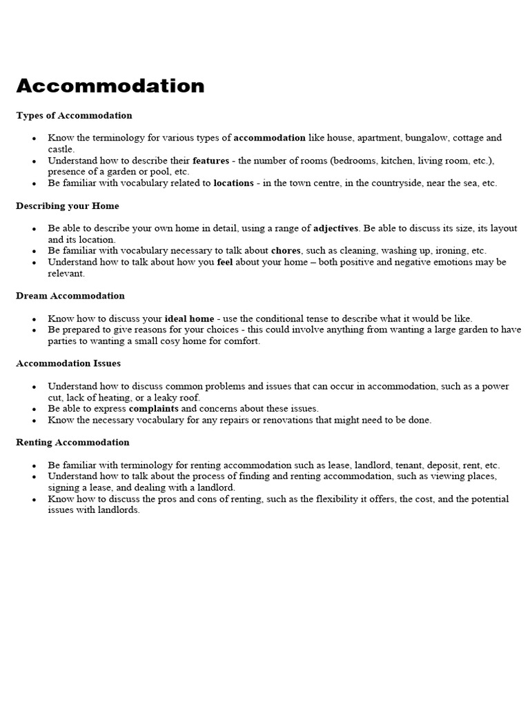 Accommodation PDF
