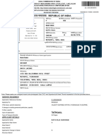 Application Form For Indian Passport