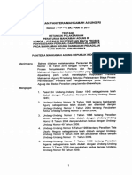 SK Panitera 002A - 2013 Juklak Perma No 03 THN 2012 Biaya Proses Panjar Perkara Perdata