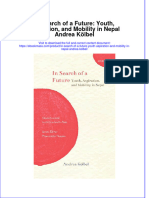 In Search of A Future Youth Aspiration and Mobility in Nepal Andrea Kolbel Full Chapter