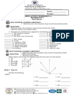 Name: Score: Grade & Section: Teacher:: Learning Activity Worksheets #1 Mathematics 7 Third Quarter