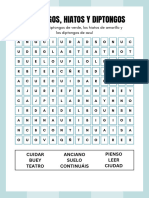 El Tiempo Libre Sopa de Letras Ficha de Ejercicios Azul Ilustrativo