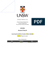 Thesis B Process Report