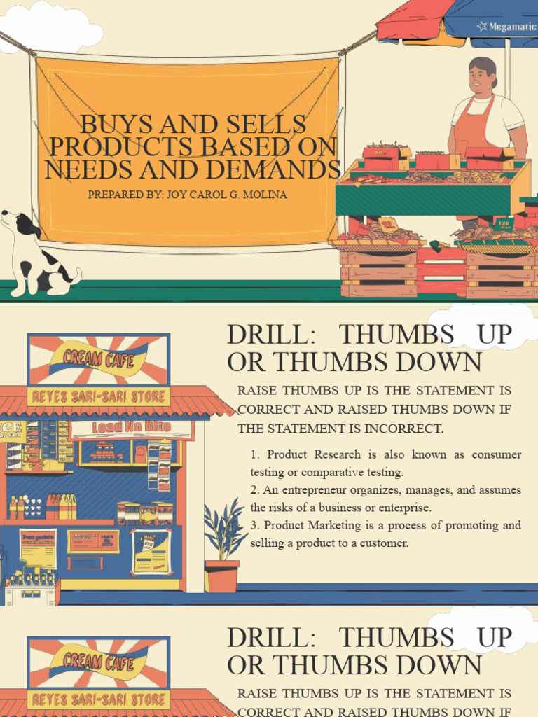 BUYS and SELLS PRoducts Based On Needs and Demands Download Free PDF