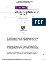 ¿Qué Beneficios Tiene Trabajar en Oficina - RPP Noticias