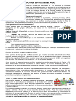 Conflictos Sociales en El Perú