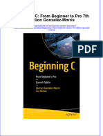 Beginning C From Beginner To Pro 7Th Edition Gonzalez Morris Full Chapter
