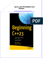 Beginning C23 7Th Edition Ivor Horton Full Chapter