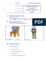 Vinh Loc 2 Final Speaking Test-Grade 2.Hk1 - De1