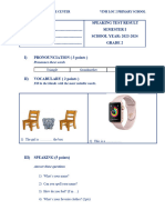 Vinh Loc 2 Final Speaking Test-Grade 2.Hk1 - De2