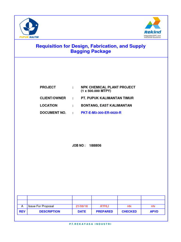 PKT-E-M3-300-ER-0020-R RFQ for Bagging Package | PDF | Specification ...