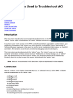 Cli Commands Used To Troubleshoot Aci Fa