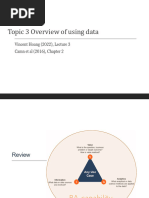 Topic 3 Overview of Using Data