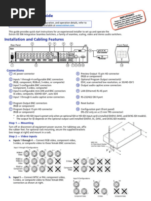 ISS 506 - Scalers & Signal Processors