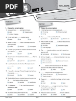 INSIDER Exam TEST STUDENT'S Interactive Quiz 5