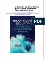 Indo Pacific Security Us China Rivalry and Regional States Responses Nicholas Kay Siang Khoo Full Chapter