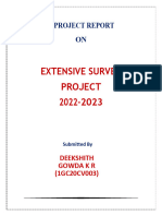 Extensive Survey Project 2022-2023: A Project Report ON