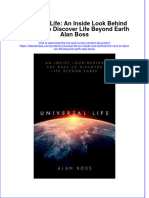 Universal Life An Inside Look Behind The Race To Discover Life Beyond Earth Alan Boss Ebook Full Chapter