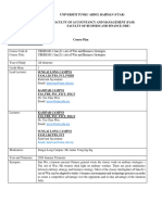 Course Plan UKMM1011 UBMM1011 Sun Zi's Art of War and Business Strategeis Jan 2024 (FBF)