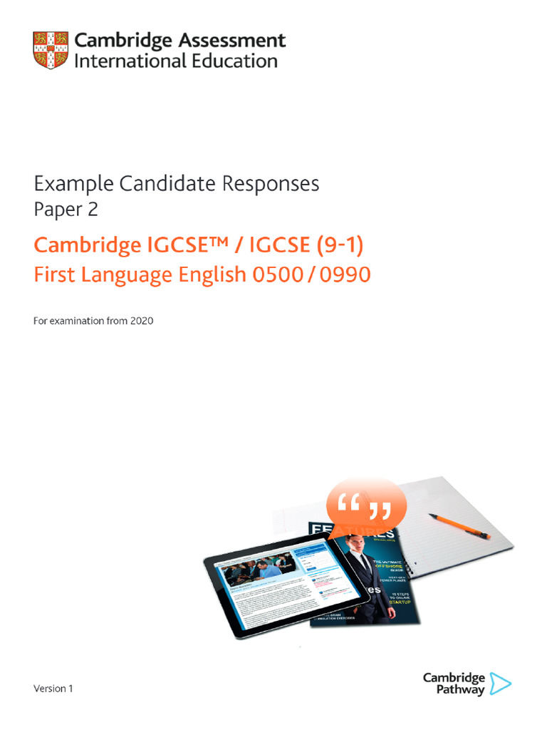 Example Candidate Responses (FLE) | PDF