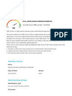 Score Report - Cibil Dashboard